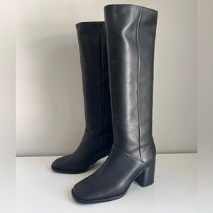 Intentionally Blank Coucou heeled knee-high boot black 8